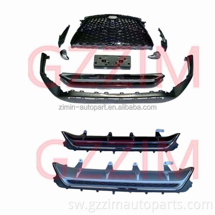 2019-2021 LX RX Upgrade To F-sport Front Spoiler & Grille Set